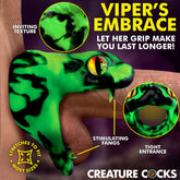 Master Cobra Silicone Cock Ring - Green